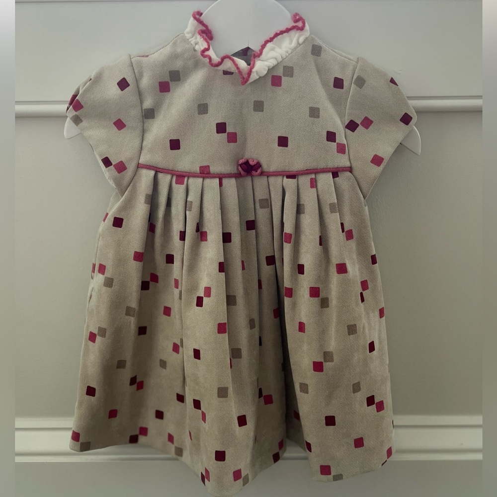 Mayoral Cream and Pink Special Occasion Dress